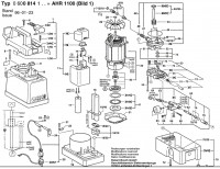 Bosch 0 600 814 142 AHR 1100 High Pressure Cleaner 240 V / GB Spare Parts AHR1100
